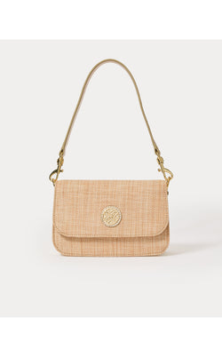 Paley Straw Shoulder Bag - Natural