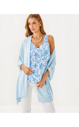 Lanelle Wrap - Heathered Bluette