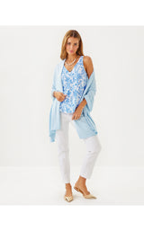 Lanelle Wrap - Heathered Bluette