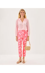 Nancee Crop Pant - Sunbaked Crab Collab
