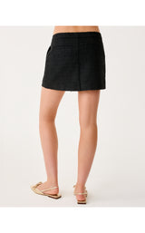 Colette Boucle Mini Skort - Noir Chic Chick Boucle
