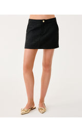 Colette Boucle Mini Skort - Noir Chic Chick Boucle