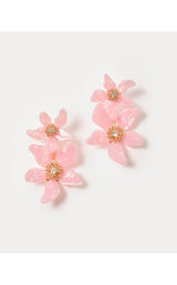 Plumes In Bloom Earrings - Pink Muse