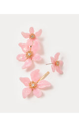 Plumes In Bloom Earrings - Pink Muse