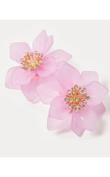 Orchid Garden Earrings - Water Hyacinth