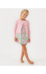 Mini Amalia Cardigan - Pink Muse