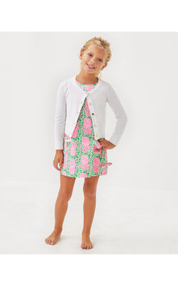 Mini Amalia Cardigan - Resort White