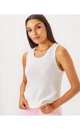 Amalia Sweater Tank - Resort White