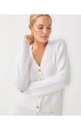 Tippery Cardigan - Resort White