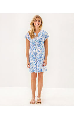 Ansella Tunic Dress - Resort White Barefoot Beachcombers