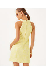 Margarete Skirted Romper - Finch Yellow Chic Chick Boucle