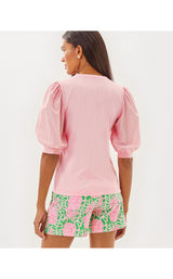 Ronson Knit Top - Pink Muse