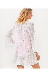 Brailey Eyelet Coverup - Resort White Eyelet