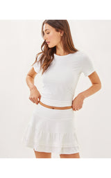 UPF50+ Aqualina Skort - Resort White