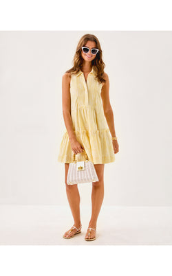 Caylinn Sleeveless Popover Dress - Honeycomb
