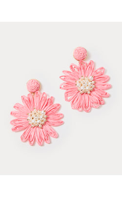 Bursting Blooms Earrings - Sorbet Pink