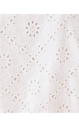Singrid Eyelet Top - Resort White Beach Haven Eyelet