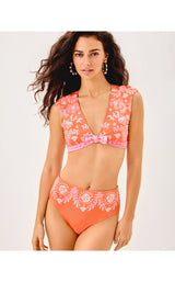 Ashwin High Waisted Swim Bottom - Breezy Palm