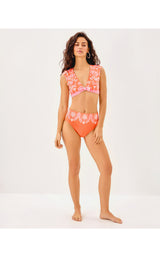 Ashwin High Waisted Swim Bottom - Breezy Palm