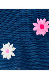 Tensley Sweater - Starlight Navy Garden Oasis Embroidery