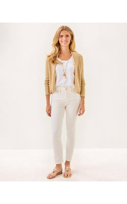 Faretta Cardigan - Wicker Tan Metallic