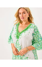 Marilla Silk Maxi Caftan - Sol Mates