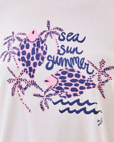 Barreto Knit Top - Sun Sea Motifs