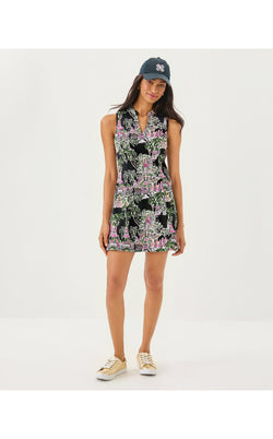UPF50+ Luxletic Enna Active Dress - Onyx Pb Anniversary Toile