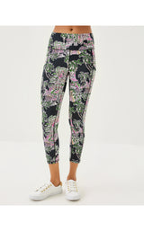 UPF50+ Luxletic 24" Weekender High Rise Midi Legging - Onyx Pb Anniversary Toile