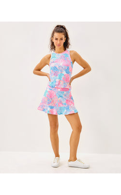 UPF50+ Zadora High Rise Skort - Roar Of The Seas