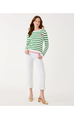 Jovienne Sweater - Coconut Shine Bright Stripe