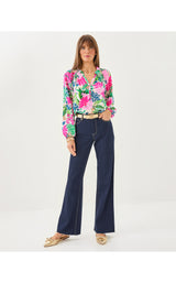 33" Aniston High Rise Straight Jean - Dark Wash