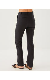 32" Demaria High Rise Stretch Pant - Noir