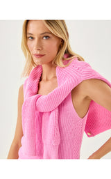 Bristow Sweater Tank - Pink Bliss