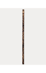 LP Skinny Logo Belt - Leopard Faille