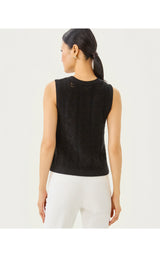 Lenalie Sweater Shell - Black Metallic