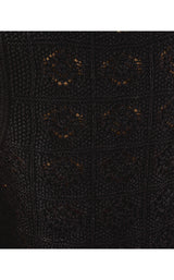 Lenalie Sweater Shell - Black Metallic