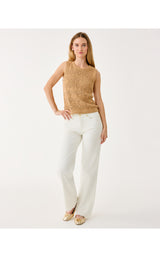 Lenalie Sweater Shell - Rattan Metallic