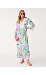 Ocleppo Maxi Caftan - Conch Shell Pink Oversized Sunny Dee