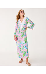 Ocleppo Maxi Caftan - Conch Shell Pink Oversized Sunny Dee