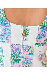 Dee Stretch Maxi Shift - Multi Sunny Dee Patch Engineered Woven Maxi Shift