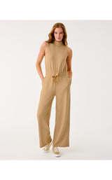 UPF50+ Amore Jumpsuit - Heathered Iced Latte