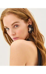 Dahlialicious Earrings - Noir