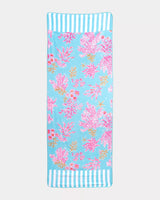 Beach Lounger Towel - Royal Coral