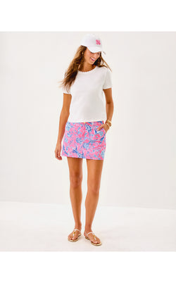 Clairmont Crochet Trimmed Knit Top - Resort White