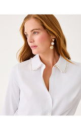 The Pearl Lilly Shirt - Resort White