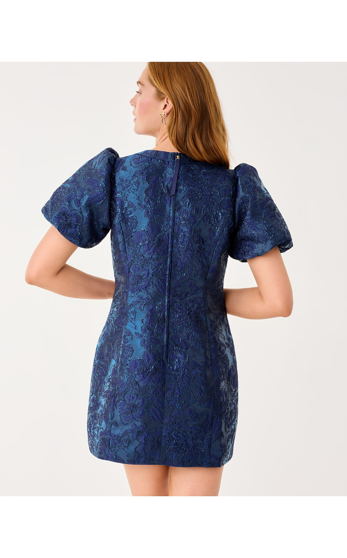 Amelie Shift Romper - Low Tide Navy Nightshade Brocade