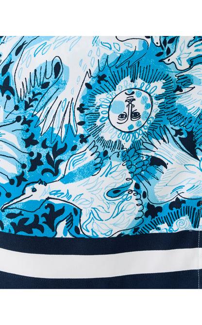 Kenlyn Mini Skort - Bellevue Blue Lilly Gulls Engineered Skort