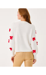 Zarie Cardigan - Coconut Party Bows