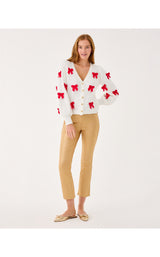 Zarie Cardigan - Coconut Party Bows